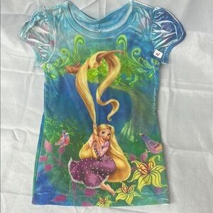 Disney Blue and Green Rapunzel T-Shirt